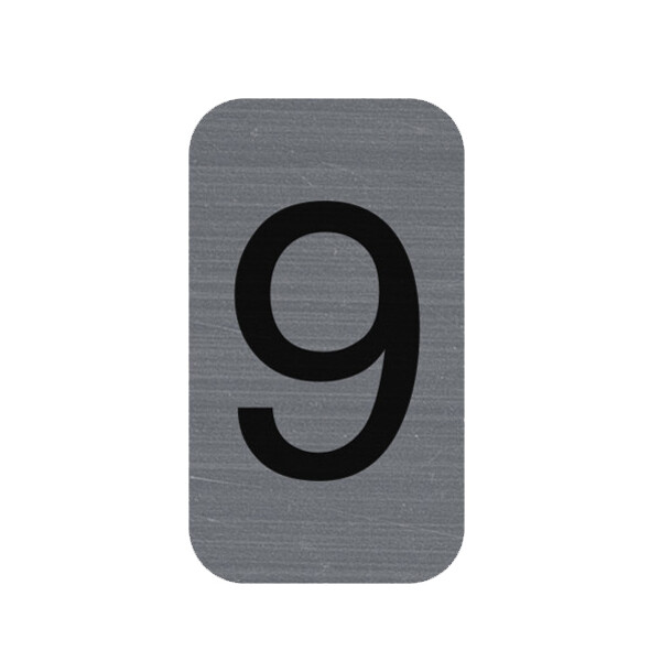 EXACOMPTA Selbstklebeschild Zahl "8", 25 x 44 mm