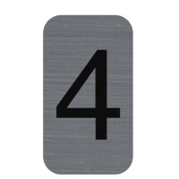 EXACOMPTA Selbstklebeschild Zahl "8", 25 x 44 mm