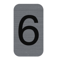 EXACOMPTA Selbstklebeschild Zahl "8", 25 x 44 mm