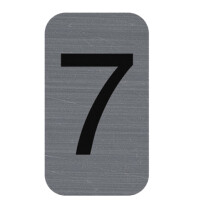 EXACOMPTA Selbstklebeschild Zahl "8", 25 x 44 mm