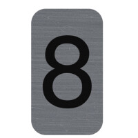 EXACOMPTA Selbstklebeschild Zahl "8", 25 x 44 mm