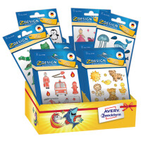 AVERY Zweckform ZDesign KIDS Papier beglimmert, Sortiment