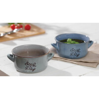 Ritzenhoff & Breker Suppentasse TASTY GRAU, 570 ml