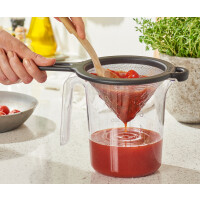 GastroMax Spitzsieb, Durchmesser: 150 mm, schwarz