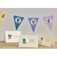 AVERY Zweckform ZDesign Oster-Sticker "Glubschies"