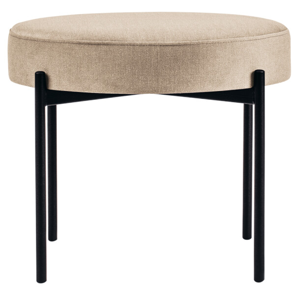 PAPERFLOW Hocker GAIA, rund, Stoffbezug, safran