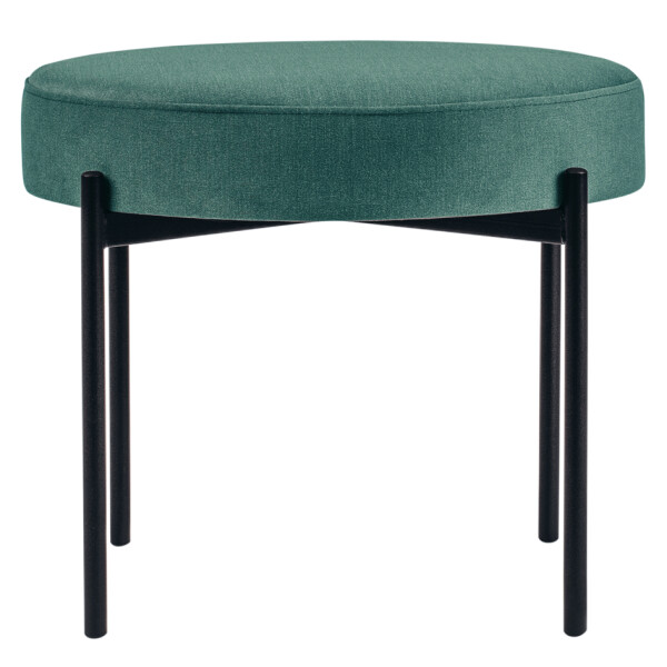 PAPERFLOW Hocker GAIA, rund, Stoffbezug, safran