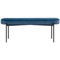 PAPERFLOW Sitzbank GAIA, Größe L, Samtbezug, blau