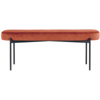 PAPERFLOW Sitzbank GAIA, Größe L, Samtbezug, blau