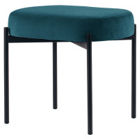 PAPERFLOW Sitzbank GAIA, Größe S, Samtbezug, blau