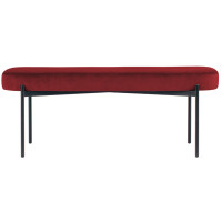 PAPERFLOW Sitzbank GAIA, Größe L, Samtbezug, rost