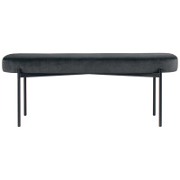 PAPERFLOW Sitzbank GAIA, Größe L, Samtbezug, rost