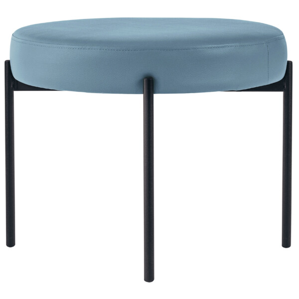 PAPERFLOW Hocker GAIA, rund, Kunstlederbezug, grün