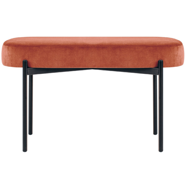 PAPERFLOW Sitzbank GAIA, Größe M, Samtbezug, grün