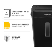 Fellowes Aktenvernichter Powershred P-42C, schwarz