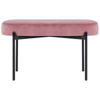 PAPERFLOW Sitzbank GAIA, Größe M, Samtbezug, rose