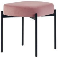 PAPERFLOW Sitzbank GAIA, Größe S, Samtbezug, rose