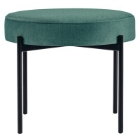PAPERFLOW Hocker GAIA, rund, Stoffbezug, grün
