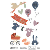 AVERY Zweckform ZDesign Sticker CREATVE "Baby"