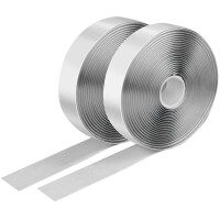 LogiLink Klettband-Set, 2er Set, 25 mm x 5 m, weiß