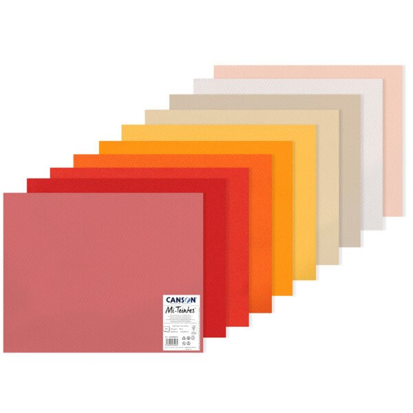 CANSON Zeichenpapier Mi-Teintes, 500 x 650 mm, sortiert