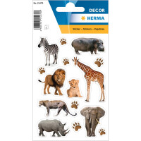 HERMA Sticker DECOR "Afrika Tiere", aus Papier
