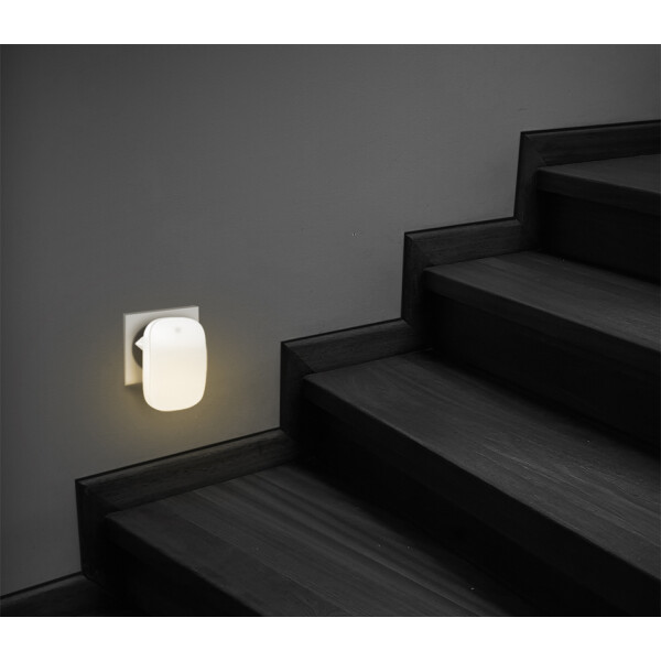 LogiLink LED-Orientierungslicht mit Dämmerungssensor, weiß