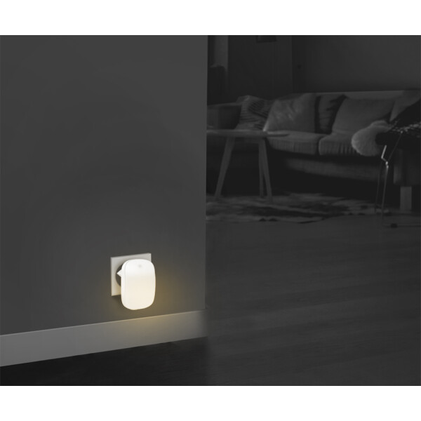 LogiLink LED-Orientierungslicht mit Dämmerungssensor, weiß