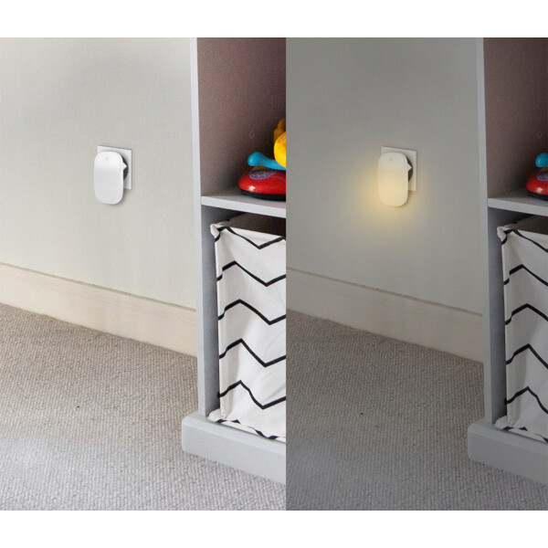 LogiLink LED-Orientierungslicht mit Dämmerungssensor, weiß