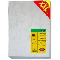 sigel Marmor-Papier-Set, A4, 90 g qm, Feinpapier, sortiert