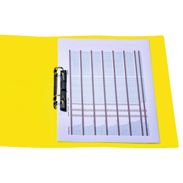 HERMA Ringbuch, DIN A4, 2-Ring, neon-gelb