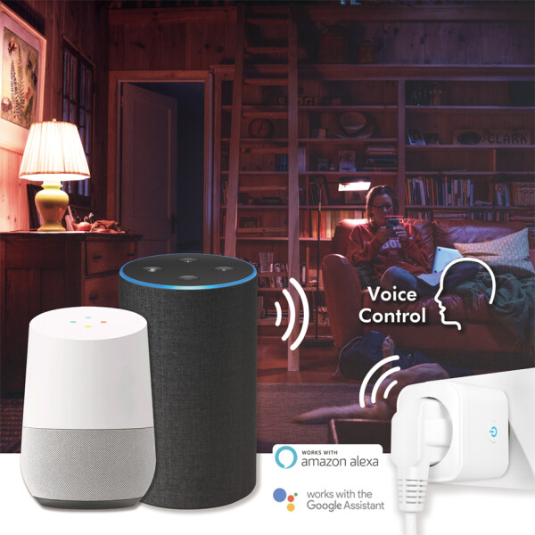 LogiLink Wi-Fi Smart Plug Adapterstecker, 1-fach, weiß