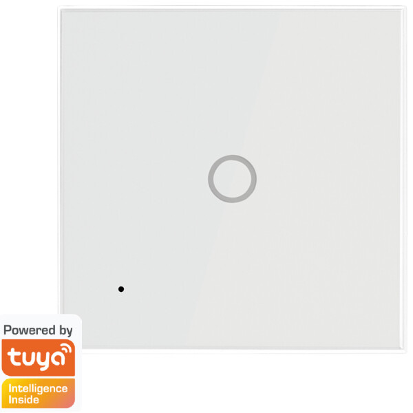 LogiLink Wi-Fi Smart Wandschalter, 1-fach, weiß