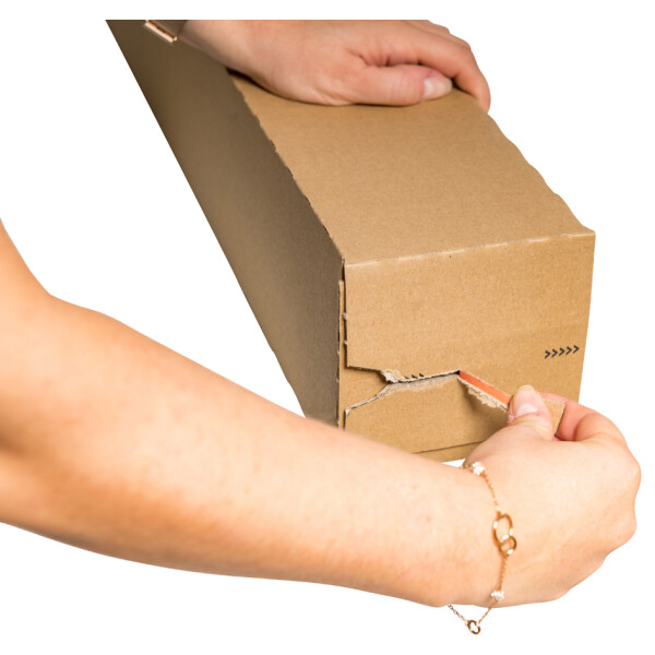 smartboxpro Versandhülse, (B)715 x (T)105 mm, SK, braun