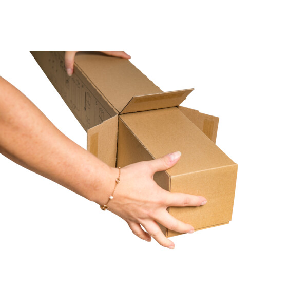 smartboxpro Versandhülse, (B)715 x (T)105 mm, SK, braun