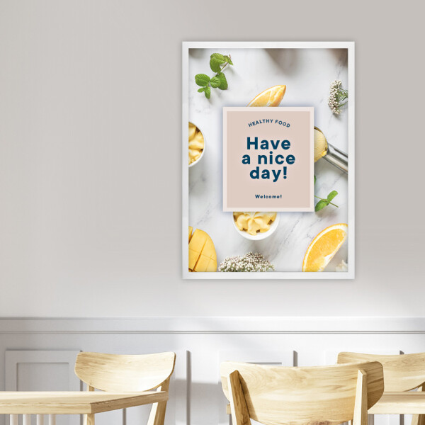 EUROPEL Plakatrahmen Premium+, DIN A4, weiß