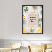 EUROPEL Plakatrahmen Premium+, DIN A2, schwarz