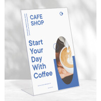 EUROPEL Tischaufsteller Budget, DIN A4 hoch, schräg