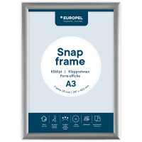EUROPEL Plakatrahmen Premium, DIN A5, 25 mm, silber eloxiert