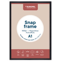 EUROPEL Plakatrahmen Premium+, DIN A1, schwarz
