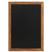 EUROPEL Kreidetafel mit Holzrahmen, 500 x 1.000 mm, schwarz