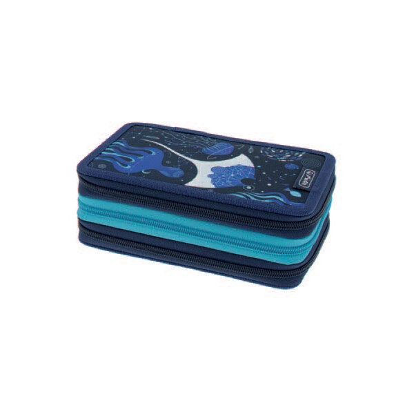herlitz Schüleretui TriCase "Deep Ocean", 31-teilig