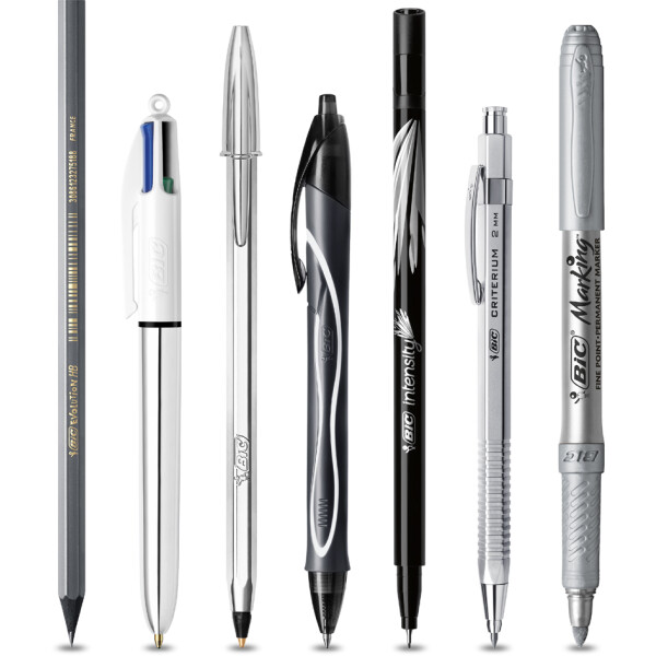 BIC Schreibset "SILVER" mit Notizbuch, 8-teilig