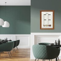 EUROPEL Plakatrahmen Premium, DIN A4, 25 mm, Holzoptik