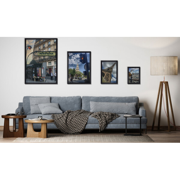 EUROPEL Plakatrahmen Premium+, DIN A3, schwarz
