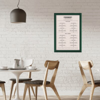 EUROPEL Plakatrahmen Premium, DIN A4, 25 mm, rot