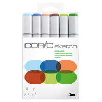 COPIC Marker sketch, 6er Set "Earth Essentials"