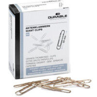 DURABLE Aktenklammern, verkupfert, rund, 77 mm