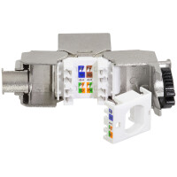 LogiLink Keystone Modul Set Kat.6A, Klasse EA, geschirmt