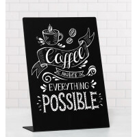 EUROPEL Tischaufsteller L-Standard, DIN A5, schwarz